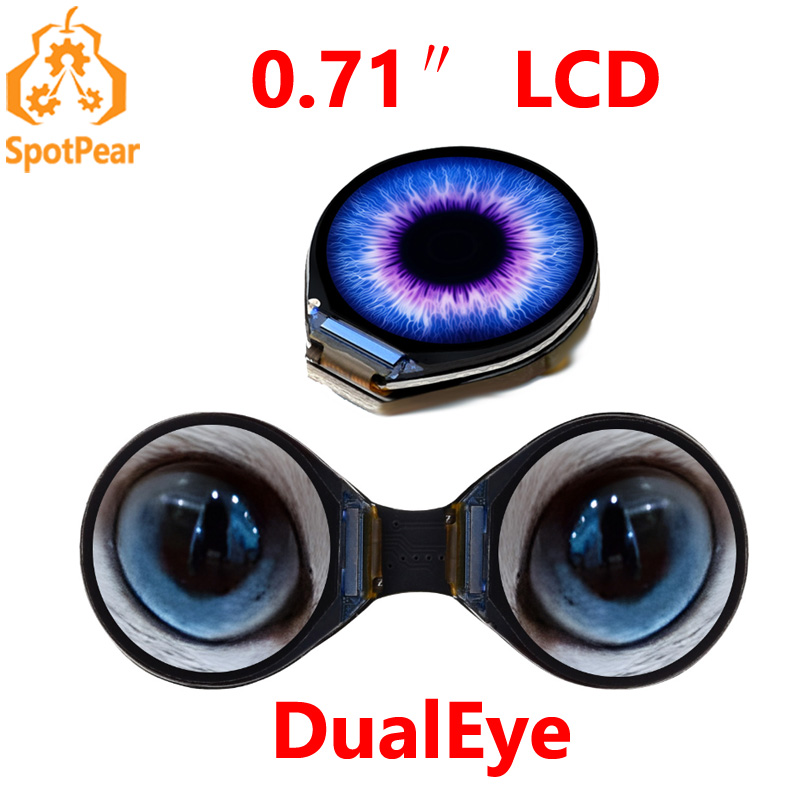 Waveshare 0.71inch Double Eye  - Pi Display ulasan dan harga