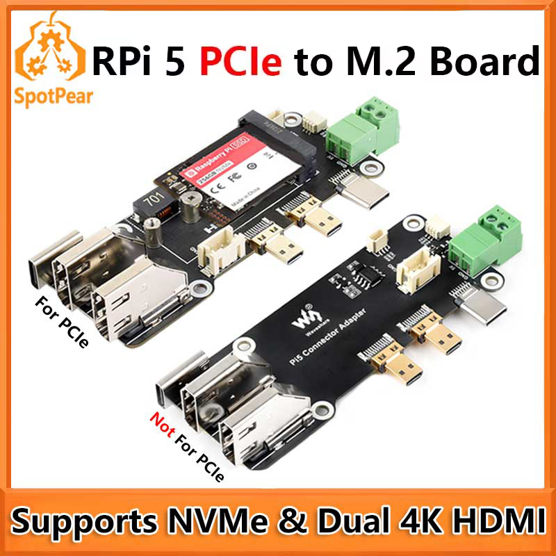 Raspberry Pi 5 PCIe to M.2 Mul - Pi Cooler ulasan dan harga