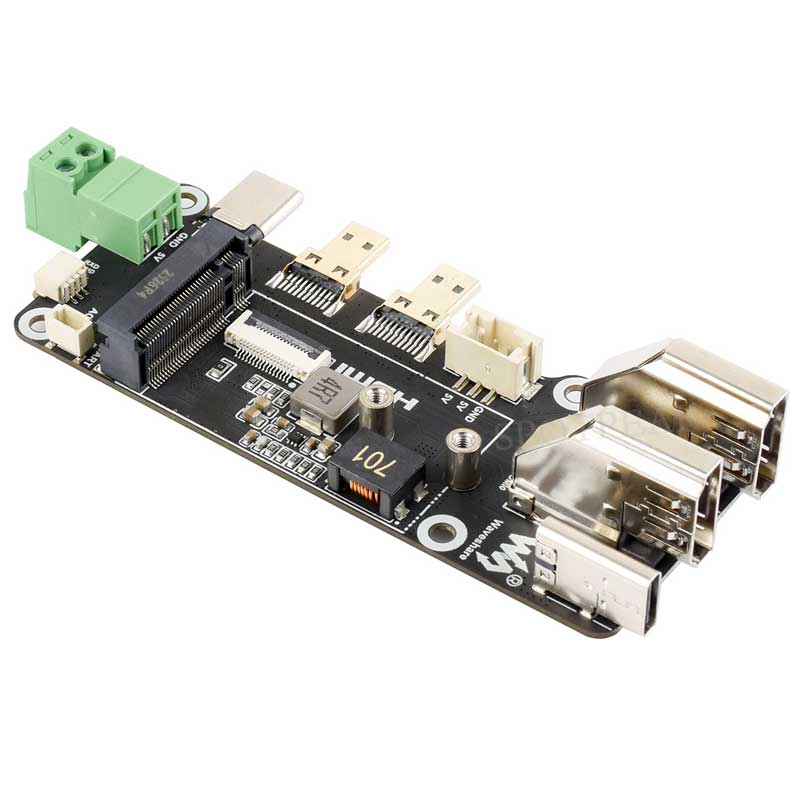 Raspberry Pi 5 PCIe to M.2 Mul - Pi Cooler ulasan dan harga