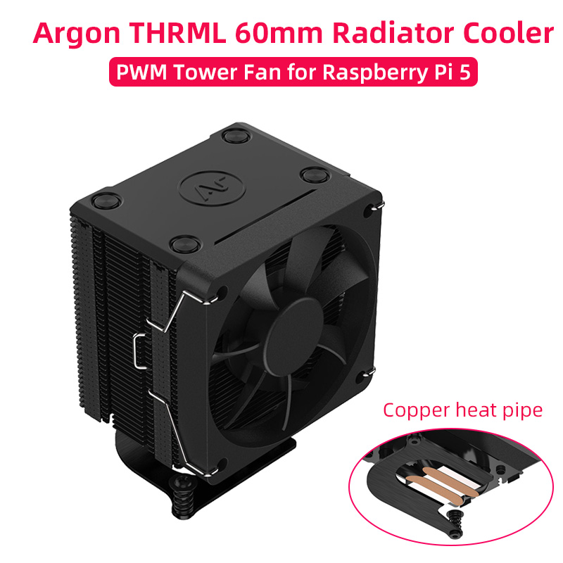 Raspberry Pi 5 Argon THRML 60m - Pi Cooler ulasan dan harga