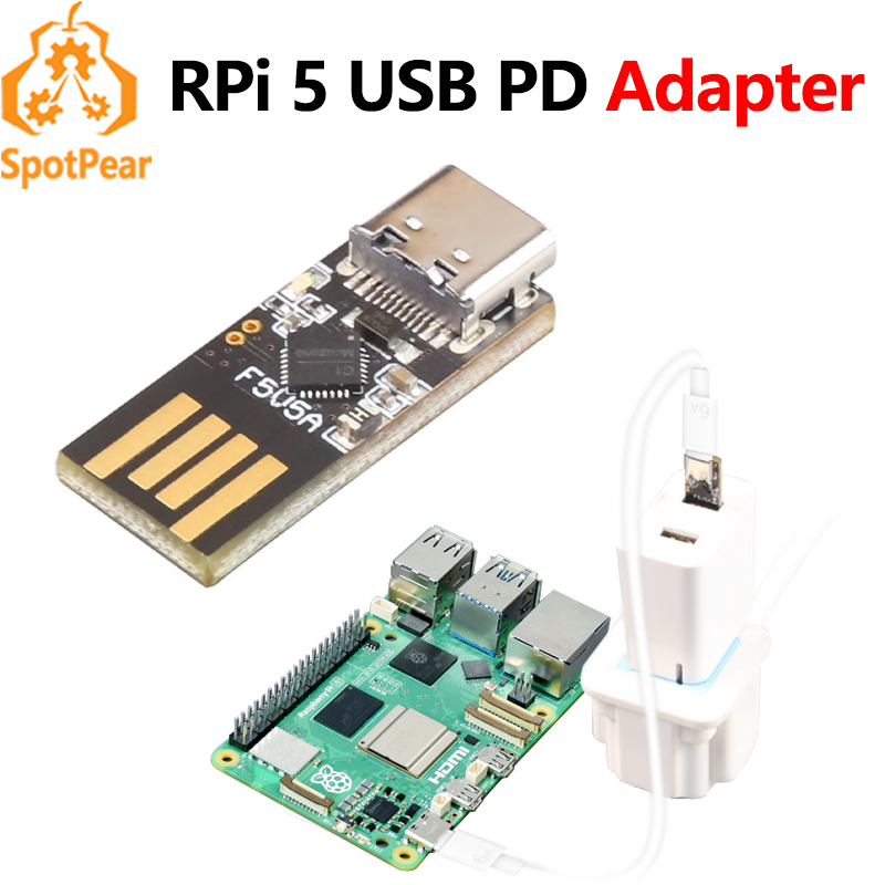 Raspberry Pi 5 USB A C Mini PD - Pi Power Supply ulasan dan harga