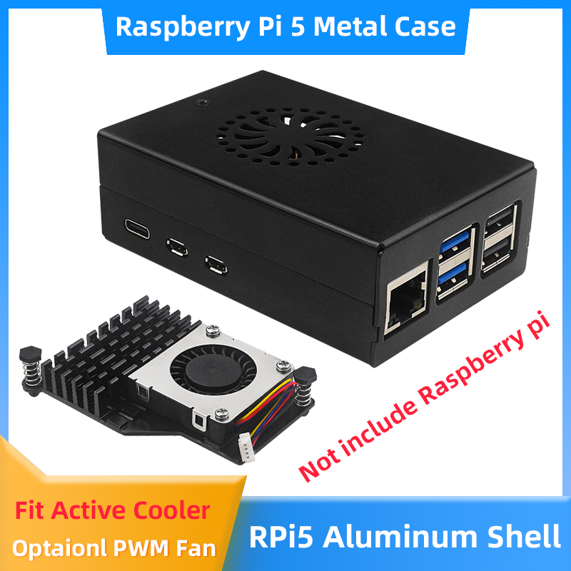 Raspberry Pi 5 Aluminum Alloy  - Pi Cooler ulasan dan harga