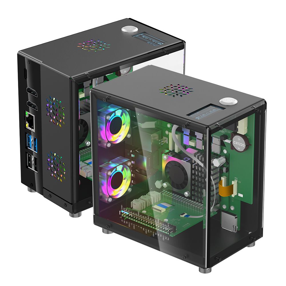 Raspberry Pi 5 Case Protective - Pi 5 Case ulasan dan harga