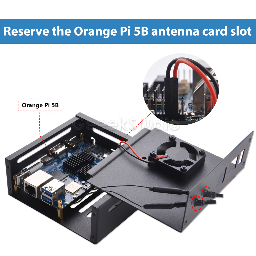 Orange Pi 5/5B Metal Protectiv - Pi 5 Case ulasan dan harga