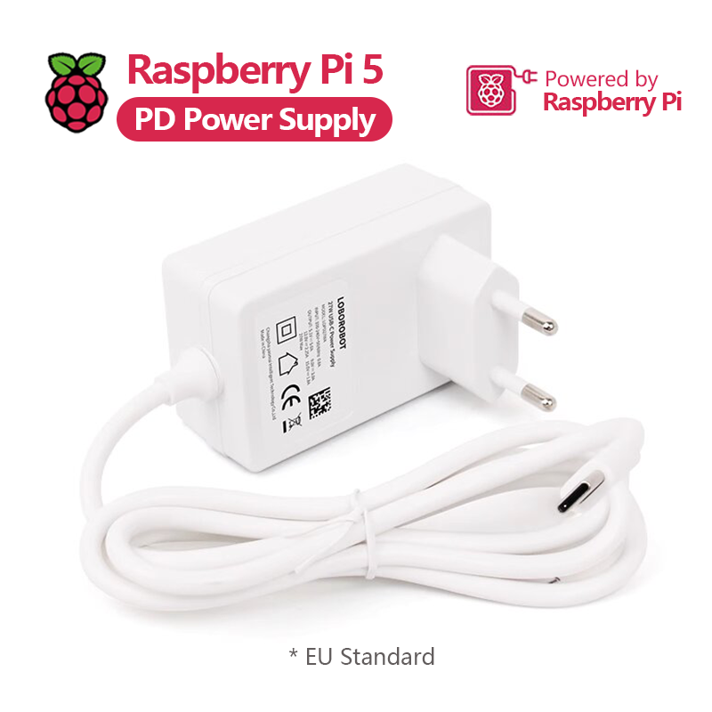 Raspberry Pi 5 PD Power Adapte - Pi Power Supply ulasan dan harga