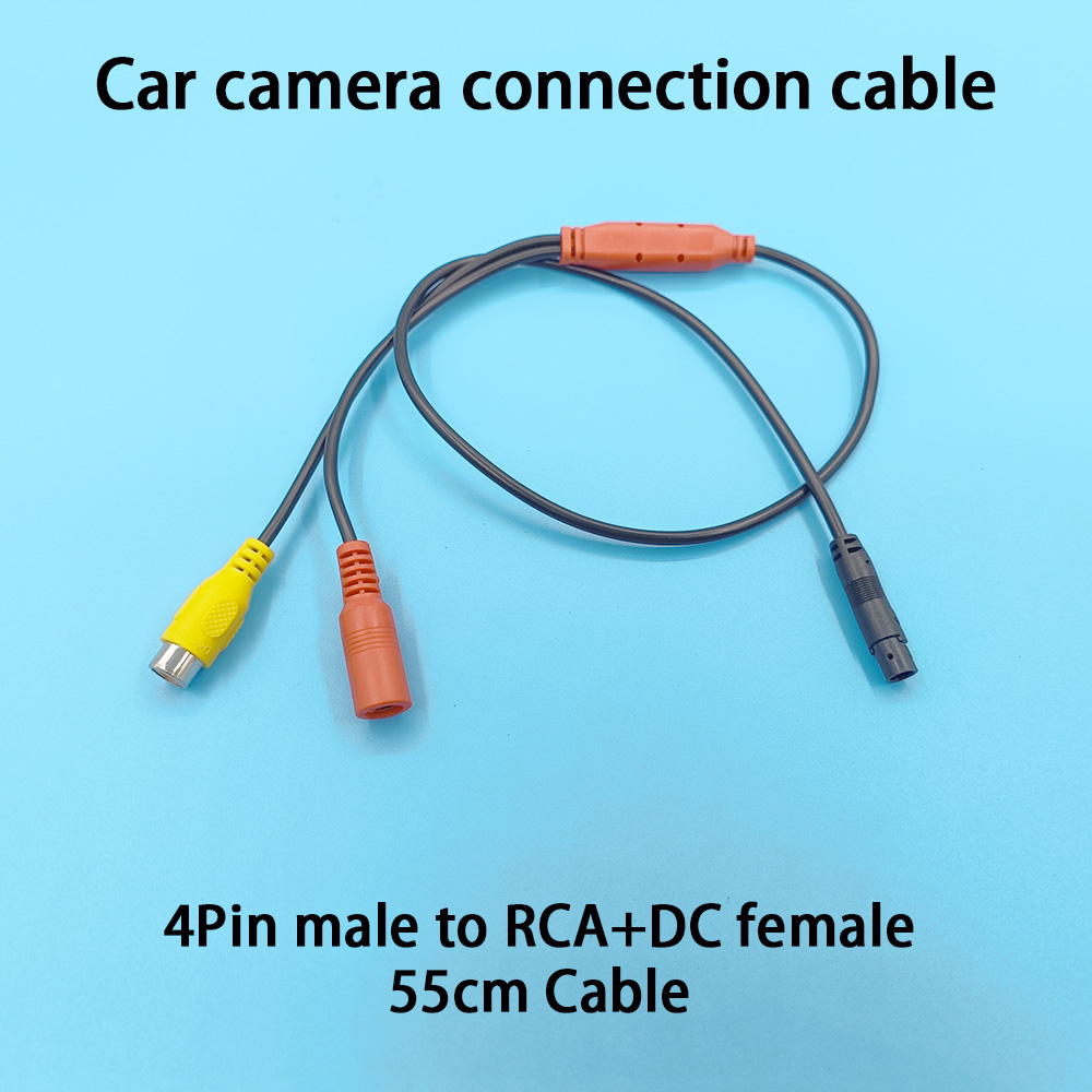 Car Cable 4 Pin Male to RCA Vi - Pi Camera Cable ulasan dan harga