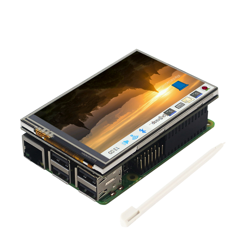 Raspberry Pi  3.5 inch Touch S - Pi 4 Case ulasan dan harga
