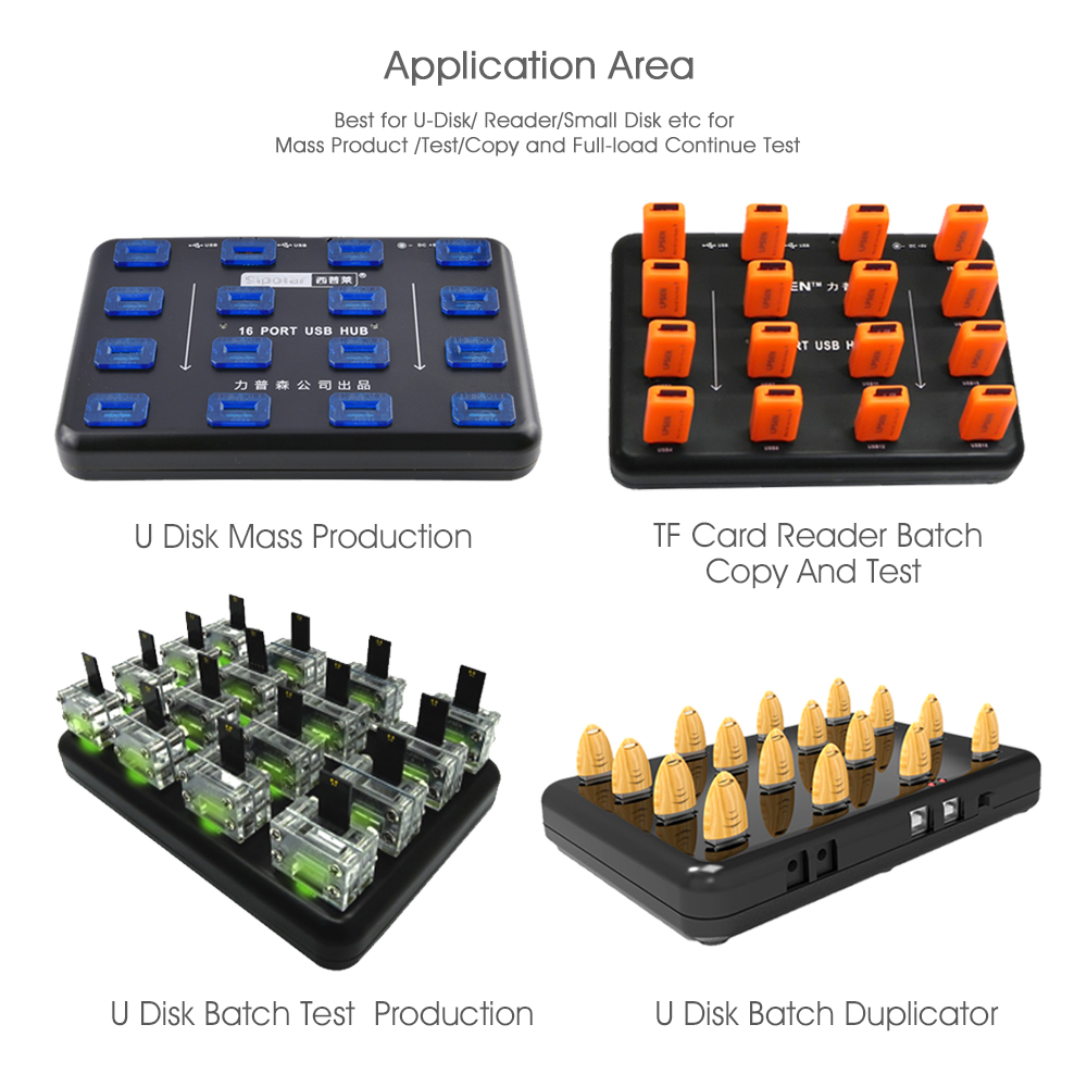 16 Ports USB2.0 Powered Hub 15 - Micro Sd Card ulasan dan harga