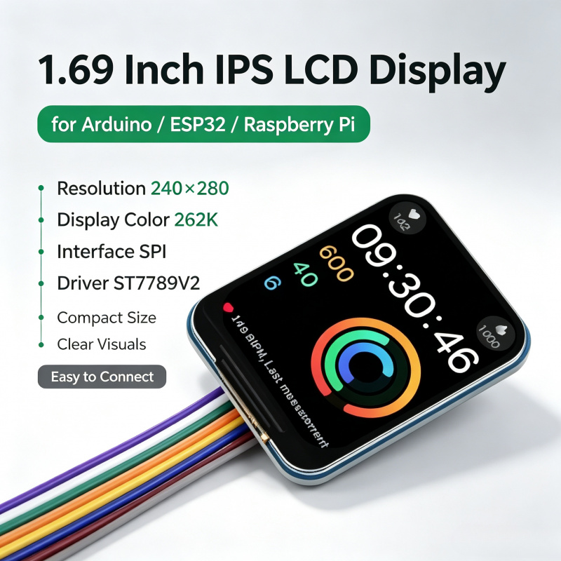1.69 Inch IPS LCD Module ST778 - Pi Zero ulasan dan harga