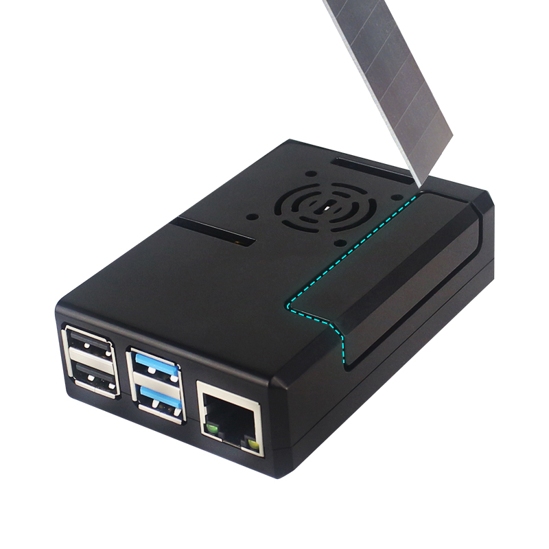Raspberry Pi ABS Case Black Pl - Pi Cooler ulasan dan harga