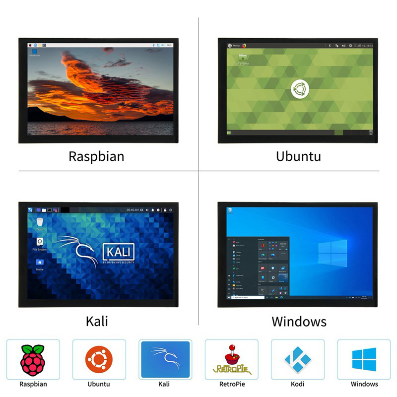 10.1 Inch IPS Touch Screen IPS - Pi Display ulasan dan harga