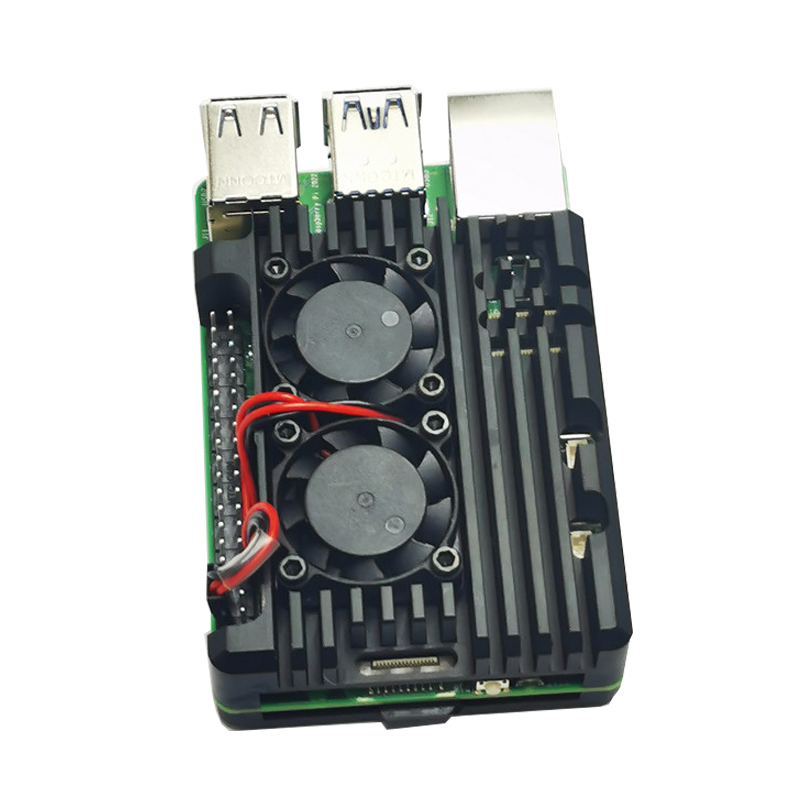 Raspberry Pi 5 Case Dual Fan H - Pi 5 Case ulasan dan harga
